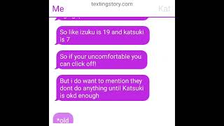 dkbk texting story part 1 [upl. by Annaj]