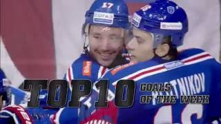 KHL Top 10 Goals for Week 1 [upl. by Anwahs]