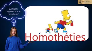 3eme  24  Homothéties  Calculer le rapport dhomothétie [upl. by Aivan]