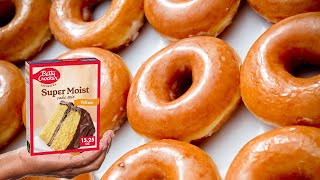 the BEST 2 Ingredient Doughnuts Easy Hack [upl. by Ellissa]