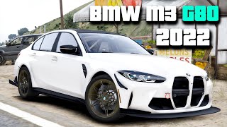 BMW M3 G80 2022  GTA 5 Real Life Car Mod  Download Link [upl. by Aicener212]