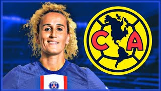 ASI JUEGA KHEIRA HAMRAOUI  NUEVA JUGADORA DEL CLUB AMÉRICA FEMENIL 👀🇫🇷🔥 [upl. by Lrem]