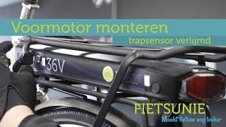 Voorwielmotor ombouwset sensor verlijmd Bafang G311 of Bafang G320  Ebike [upl. by Keil]