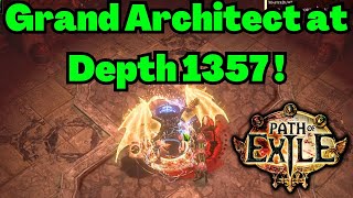 321 Grand Architect Boss 1357 Depth Solokill on POE [upl. by Plerre]