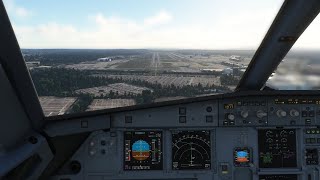 A320neo V2 Busy Gatwick ILS approach  VATSIM [upl. by Orland]