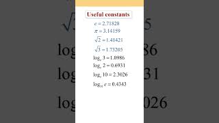 Useful Constants [upl. by Samy770]