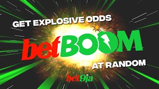 Introducing Bet9jas betBOOM  Get Ready For Explosive Odds 💣 [upl. by Elane]