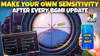 How to make your own Sensitivity  Best Zero Recoil Sensitivity for BGMI  Sensitivity Settings Code [upl. by Dickson658]