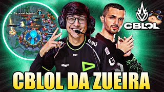 BACKDOOR do TIN e DYNQUEDO TROLA JOGO PERFEITO  CBLOL DA ZUEIRA [upl. by Cailean]