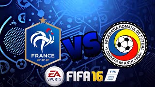 FRANCE VS ROUMANIE  EURO 2016  FIFA 16 [upl. by Mell434]