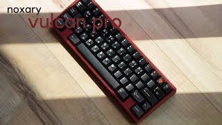 Noxary Vulcan Pro Keyboard Typing Sound Test [upl. by Ofilia]