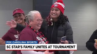 Family of Gamecocks Player Reunites for Big Game [upl. by Leahcin971]