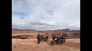 White Rim Trail on a KTM 1290 Adventure Motorcycle [upl. by Enairb702]