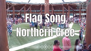 Flag Song  Northern Cree  2024 Grand Ronde Pow Wow  Powwowscom [upl. by Ennaisoj97]