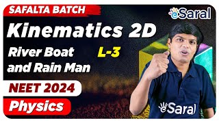 NEET 2024  Kinematics 2D All Concepts Tricks amp Question L3  NEET 2024 Preparation [upl. by Faso]