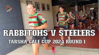 Rabbitohs v Steelers Highlights  2024 Round 1 Tarsha Gale Cup [upl. by Tilden803]