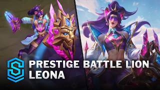 Prestige Battle Lion Leona Skin Spotlight  PreRelease  PBE Preview  League of Legends [upl. by Nyberg201]