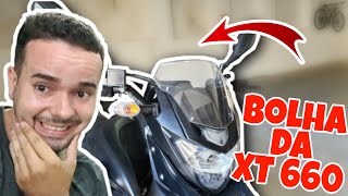 Coloquei a BOLHA DA XT 660 na Lander OLHA COMO FICOU [upl. by Birdie]