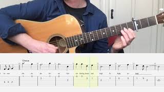 Hymn for The Weekend  Coldplay EASY GUITAR COVER  TABS [upl. by Ahslek]