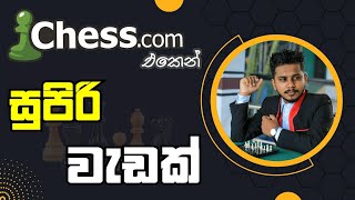 Chesscom BOT challenge in sinhala  How to play chess against Bots  සිංහලෙන් චෙස් [upl. by Manolo]