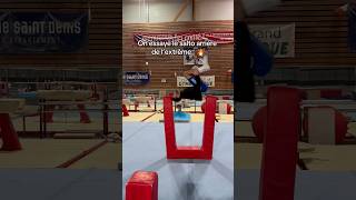 Salto arrière de l’extrême 🔥 gymnastique gymnatics challenge [upl. by Helen]