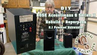 DIY BOSE Subwoofer Repurpose  Rebuild [upl. by Yorztif]