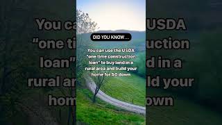 Buy A Home 0 Down  The Power Of A USDA Construction Loan [upl. by Ilenay712]