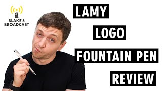 Lamy Logo Fountain Pen Review 4K [upl. by Annahahs]