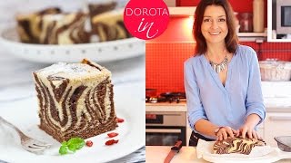 Ciasto zebra 🦓 🍰  Dorota Kamińska [upl. by Diarmuid919]