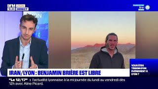 Après trois ans de détention en Iran le Lyonnais Benjamin Brière a été libéré [upl. by Zolner]