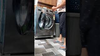 Front load monthly cleaning।। Washing machine cleaning। shortsyoutube tips how howto [upl. by Dickens899]