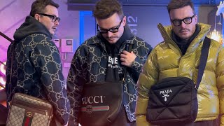 PRADA NYLON BAG REEDITION PRADA PUFFER DOWN BAG GUCCI OPHIDIA MENS COLLECTION GUCCI MESSENGER [upl. by Allain]