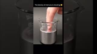 Density of mercury mercury scince experiment viralshort shorts yt neet chemistry [upl. by Dnomaj]