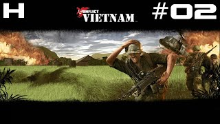 Conflict Vietnam Walkthrough Part 02 PC [upl. by Laeahcim]