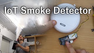 Smoke Detector HACK sends SMS now [upl. by Snodgrass624]