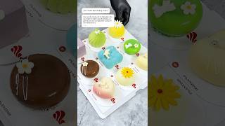 Vị khách dễ thương entremet cake entremetcake plantinh youtubeshorts bánh food [upl. by Annoirb]