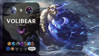 Volibear Jungle vs KhaZix  EUW Master Patch 141 [upl. by Ecallaw]