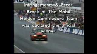 1987 Bathurst 1000  Brock declared the winner [upl. by Luz]