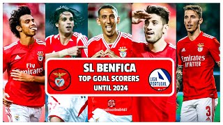 SL BENFICA Top Goal Scorers Until 2024 GOWL FOOTBALL Liga Portugal [upl. by Illa]