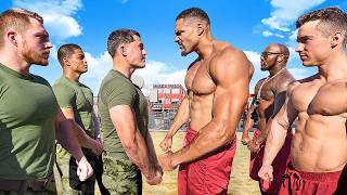 US MARINES VS BODYBUILDERS Who Is Stronger [upl. by Assisi340]