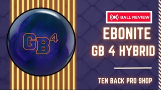 Ebonite Gamebreaker 4 Hybrid  Bowling Ball Review  House Shot Killer [upl. by Anaeed789]