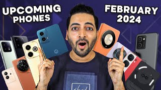 Top 14 Upcoming Phones To Buy In FEBRUARY 2024 [upl. by Dat787]