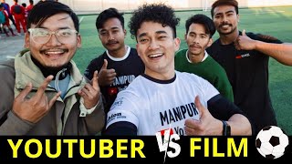 Youtubers vs Film Party Football Match Vlog [upl. by Enajyram]