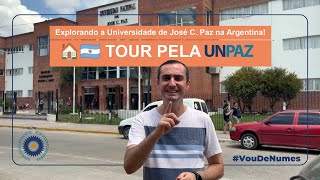 📘🌐🇦🇷 TOUR PELA UNPAZ  Explorando a Universidade de José C Paz [upl. by Edas240]