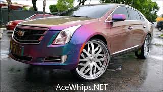 AceWhipsNET Lucky Da Ps Outrageous Cadillac XTS on 26s Asantis [upl. by Charlotta]