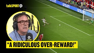 Tony Cascarino SLAMS VARs Handball Call Awarding Germany A Penalty Against Denmark 😡 [upl. by Ahsenal]