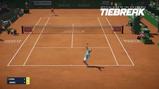 TIEBREAK  Rafael Nadal Vs Jannik Sinner I Monte Carlo Masters PS5 [upl. by Yerrot444]