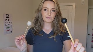 ASMR 40 Minute Cranial Nerve Exam with Sensory Testing for people who need sleep 😴 [upl. by Sinnek]