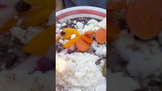 Morisqueta estilo Guerrero 😋 costeña frijoles arrozblanco mexicanstyle recetasfáciles [upl. by Hegarty180]