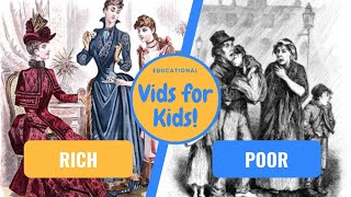 What you need to know about rich and poor Victorians  history for kids [upl. by Remo]